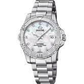 Relógio feminino jaguar couple diver de cor branca j870/1