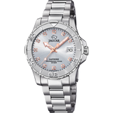 Relógio feminino jaguar couple diver de cor cinza j870/2