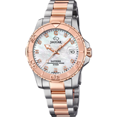 Relógio feminino jaguar couple diver de cor bege j871/5