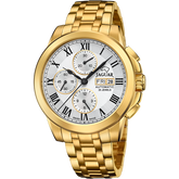 Relógio masculino jaguar le chronographe de cor prateada j979/1