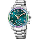Relógio feminino jaguar connected lady de cor verde j980/6