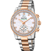 Relógio feminino jaguar connected lady de cor branco madrepérola j981/1
