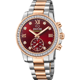 Relógio feminino jaguar connected lady de cor bordô j981/3