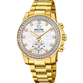 Relógio feminino jaguar connected lady de cor branco madrepérola j983/1