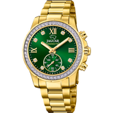 Relógio feminino jaguar connected lady de cor verde j983/5