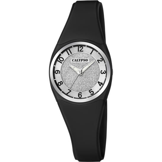 Relógio Calypso Trendy K5752/6 Prata Pulsera De Borracha, Mulher
