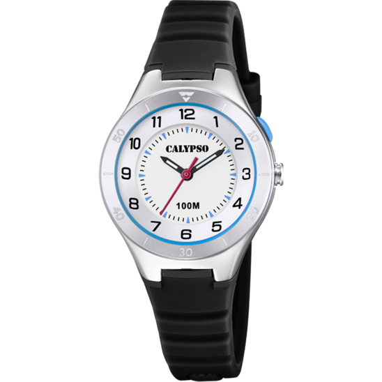 Relógio Calypso Junior Collection K5800/4 Branco Pulsera De Borracha