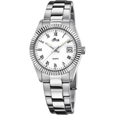 Relógio lotus excellent 15822/1 branco pulsera de aço, mulher
