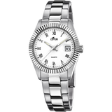 Relógio lotus excellent 15822/1 branco pulsera de aço, mulher