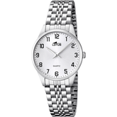 Relógio lotus 15884/1 branco pulsera de aço, mulher