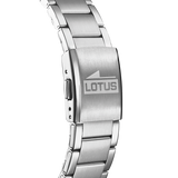 Relógio lotus minimalist 15959/a azul pulsera de aço, homem