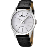 Relógio lotus minimalist 15961/1 branco pulsera de couro, homem