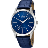 Relógio lotus minimalist 15961/a pulsera de couro, homem