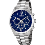 Relógio lotus minimalist 18152/4 azul pulsera de aço, homem