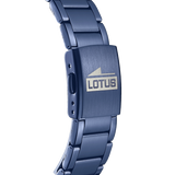 Relógio lotus minimalist 18163/2 azul pulsera de aço, homem