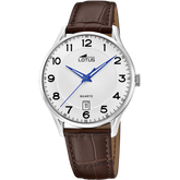 Relógio lotus 18402/g branco pulsera de couro, homem_PRODUCT