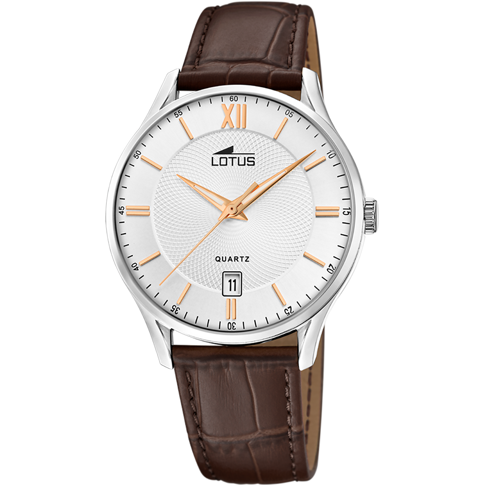 Relógio lotus 18402/h branco pulsera de couro, homem_PRODUCT
