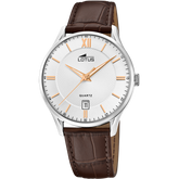 Relógio lotus 18402/h branco pulsera de couro, homem_PRODUCT