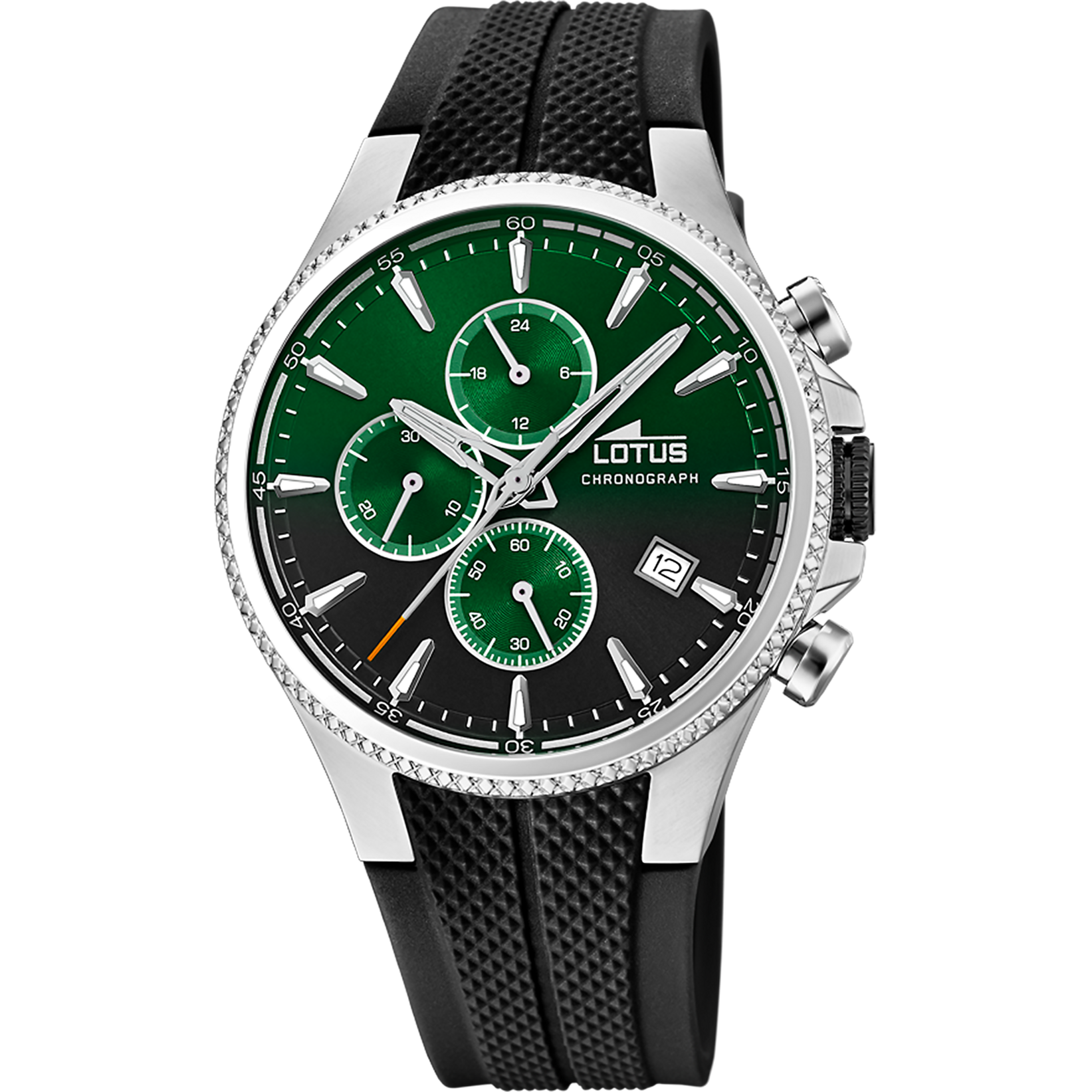 Relógio lotus 18621/a verde pulsera de borracha, homem_PRODUCT
