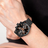 Relógio lotus minimalist 18639/1 preto pulsera de aço, homem_LIFESTYLE