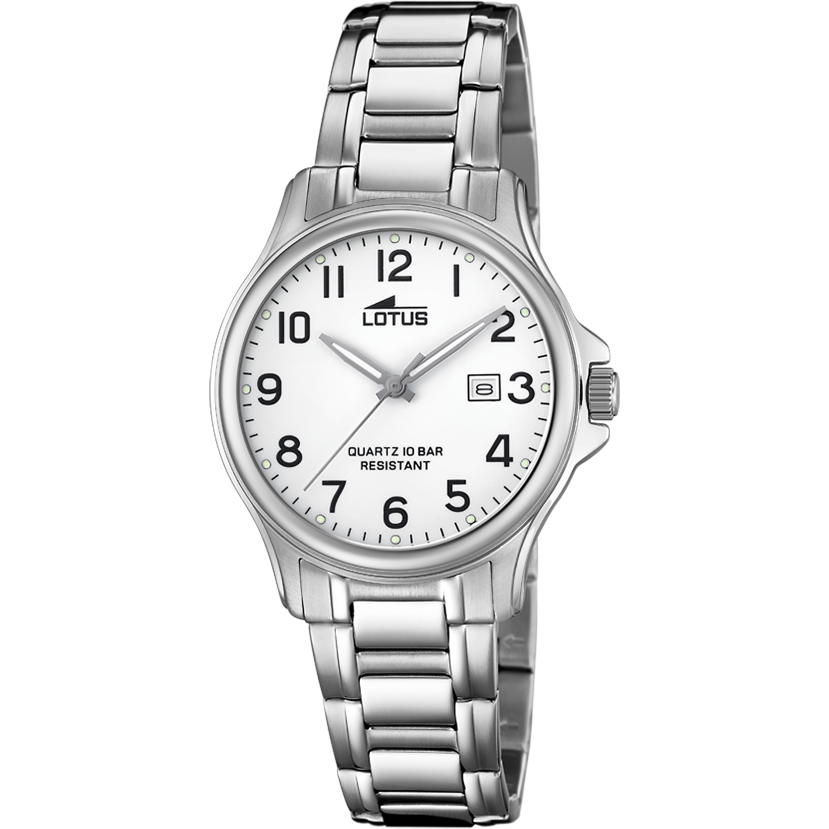 Relógio lotus classic steel 18655/1 branco pulsera de aço, mulher_PRODUCT