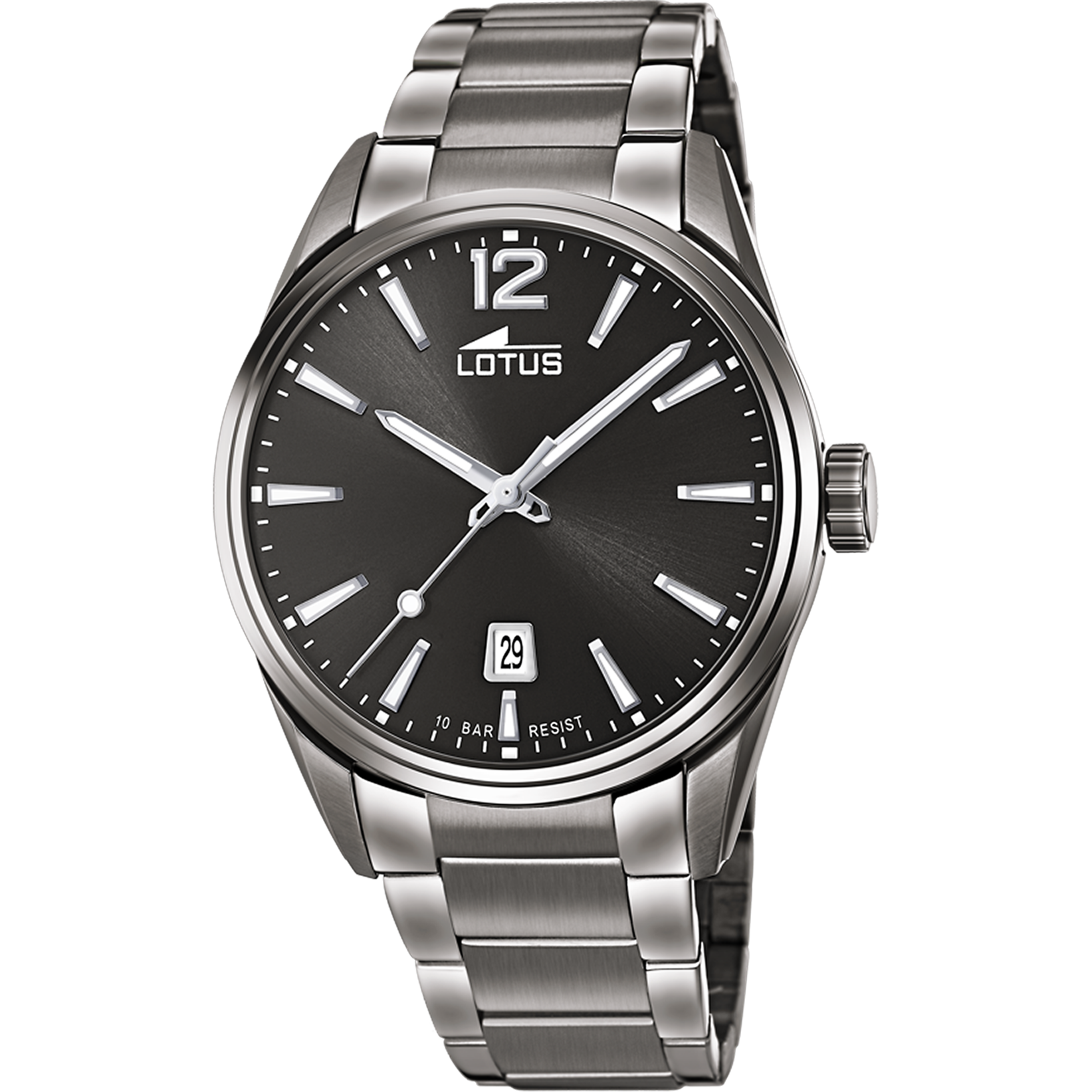Relógio lotus chrono 18684/1 cinza pulsera de aço, homem_PRODUCT