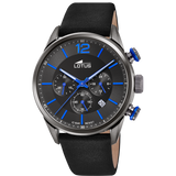 Relógio lotus chrono 18687/3 preto pulsera de couro, homem_PRODUCT