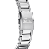 Relógio lotus chrono 18688/1 azul pulsera de aço, homem