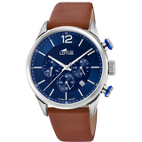 Relógio lotus chrono 18689/1 azul pulsera de couro, homem_PRODUCT