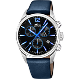 Relógio lotus chrono 18691/6 preto pulsera de couro, homem_PRODUCT