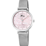 Relógio lotus 18708/2 rosa pulsera de 316l de aço inoxidável, mulher