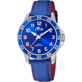 Relógio lotus junior collection 18787/5 azul pulsera de couro, infantil_PRODUCT