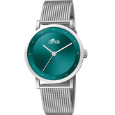 Relógio lotus 18790/6 verde pulsera de aço, mulher