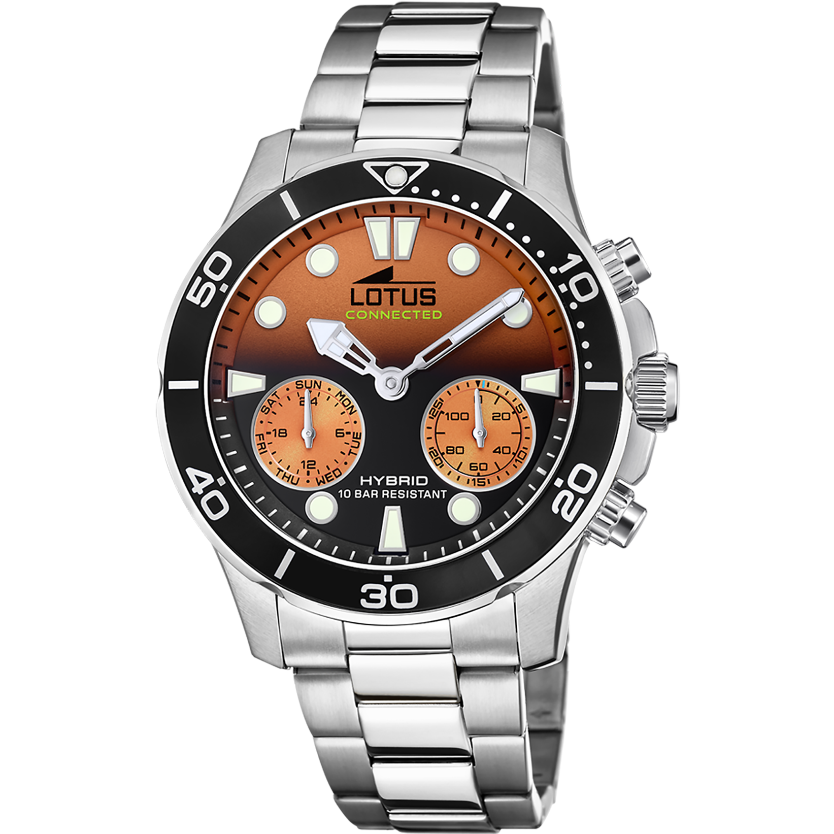 Relógio lotus 18800/8 laranja pulsera de de aço inoxidável, homem_PRODUCT