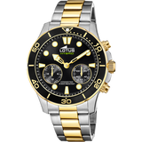 Relógio lotus 18801/2 preto pulsera de 316l de aço inoxidável, homem