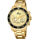 Relógio lotus 18802/1 champanhe pulsera de 316l de aço inoxidável, homem
