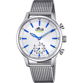 Relógio lotus 18803/1 prata cinza pulsera de 316l de aço inoxidável, homem