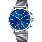 Relógio lotus 18803/2 azul pulsera de 316l de aço inoxidável, homem