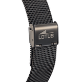 Relógio lotus 18805/2 azul pulsera de 316l de aço inoxidável, homem