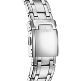 Relógio lotus 18810/1 prata cinza pulsera de 316l de aço inoxidável, homem