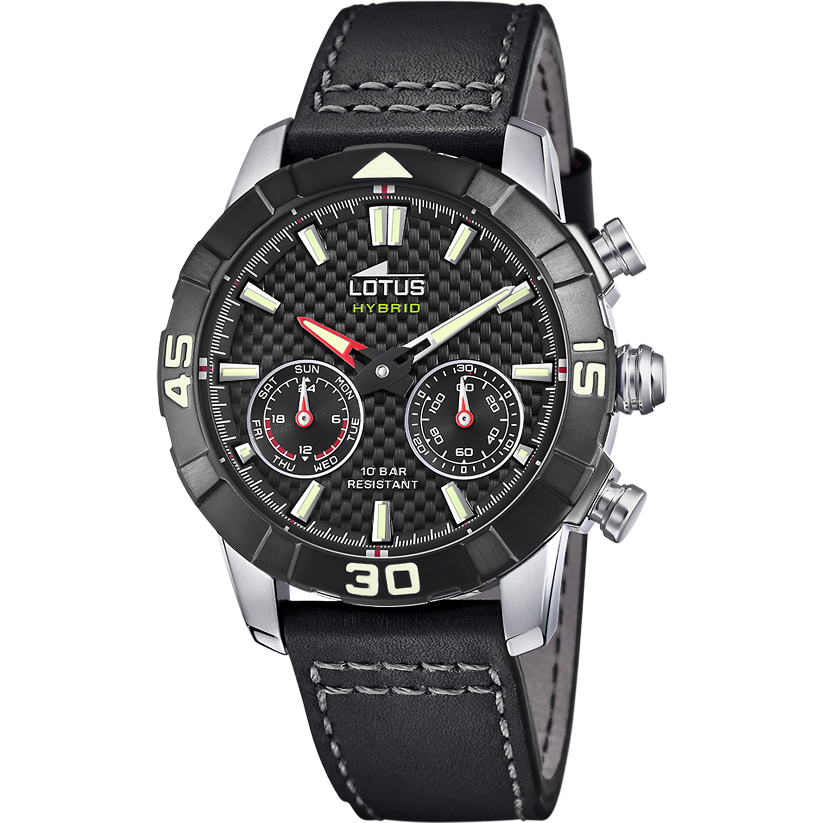 Relógio lotus 18811/2 preto pulsera de couro, homem_PRODUCT