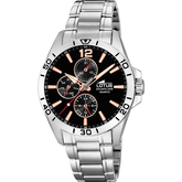 Relógio lotus 18812/6 preto pulsera de aço, homem