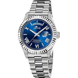 Relógio lotus 18854/2 azul pulsera de 316l de aço inoxidável, homem