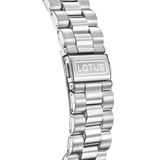 Relógio lotus 18854/7 preto pulsera de 316l de aço inoxidável, homem