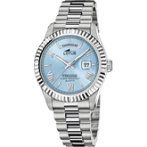 Relógio lotus 18854/8 azul pulsera de 316l de aço inoxidável, homem