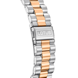 Relógio lotus 18856/3-1 verde pulsera de 316l de aço inoxidável, homem