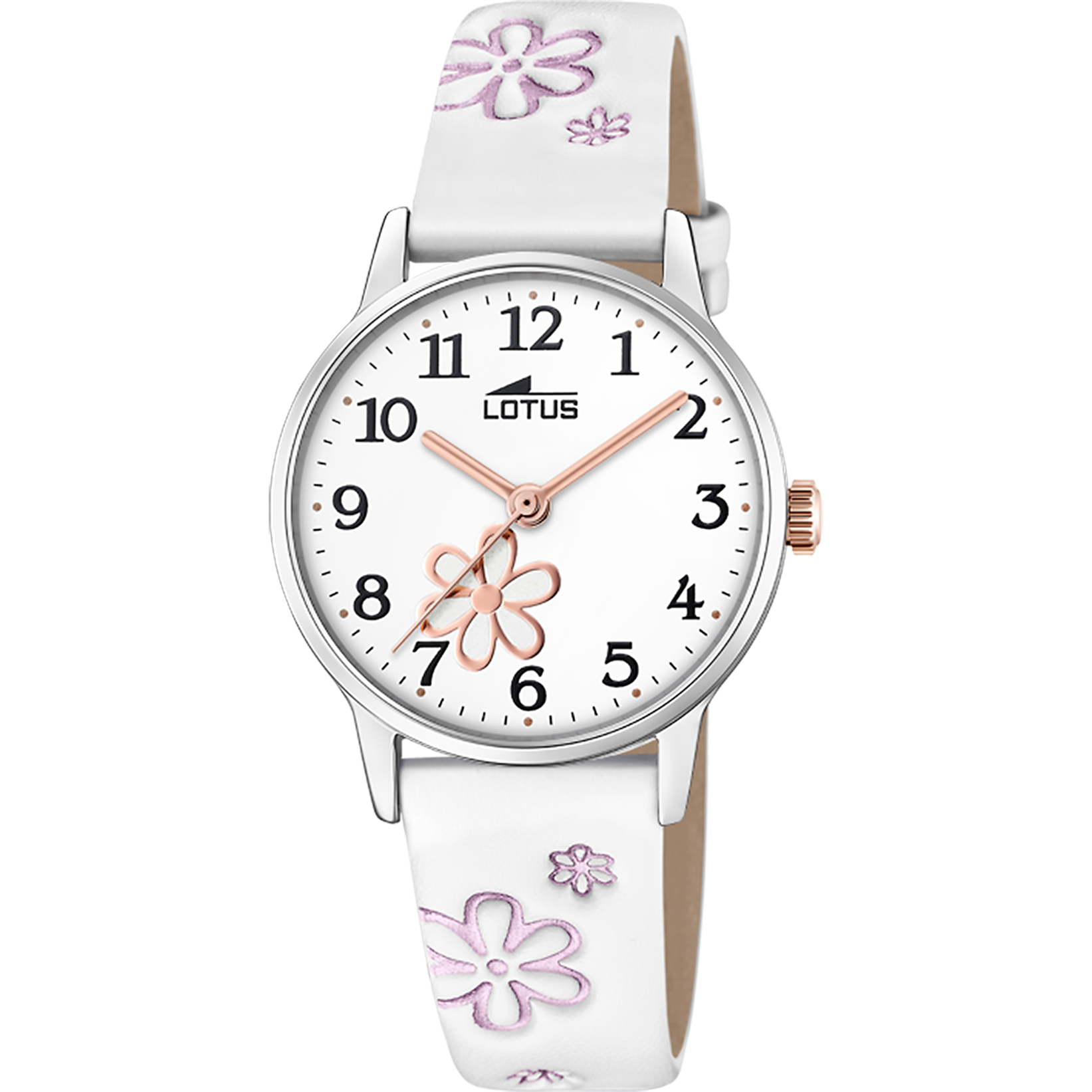 Relógio lotus junior collection 18863/1 branco pulsera de couro, infantil_PRODUCT