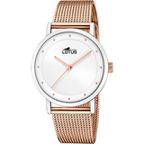 Relógio lotus 18878/2 prata cinza pulsera de 316l de aço inoxidável, mulher