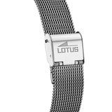 Relógio lotus 18878/3 preto pulsera de 316l de aço inoxidável, mulher