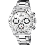 Relógio lotus 18912/1 prata cinza pulsera de 316l de aço inoxidável, homem
